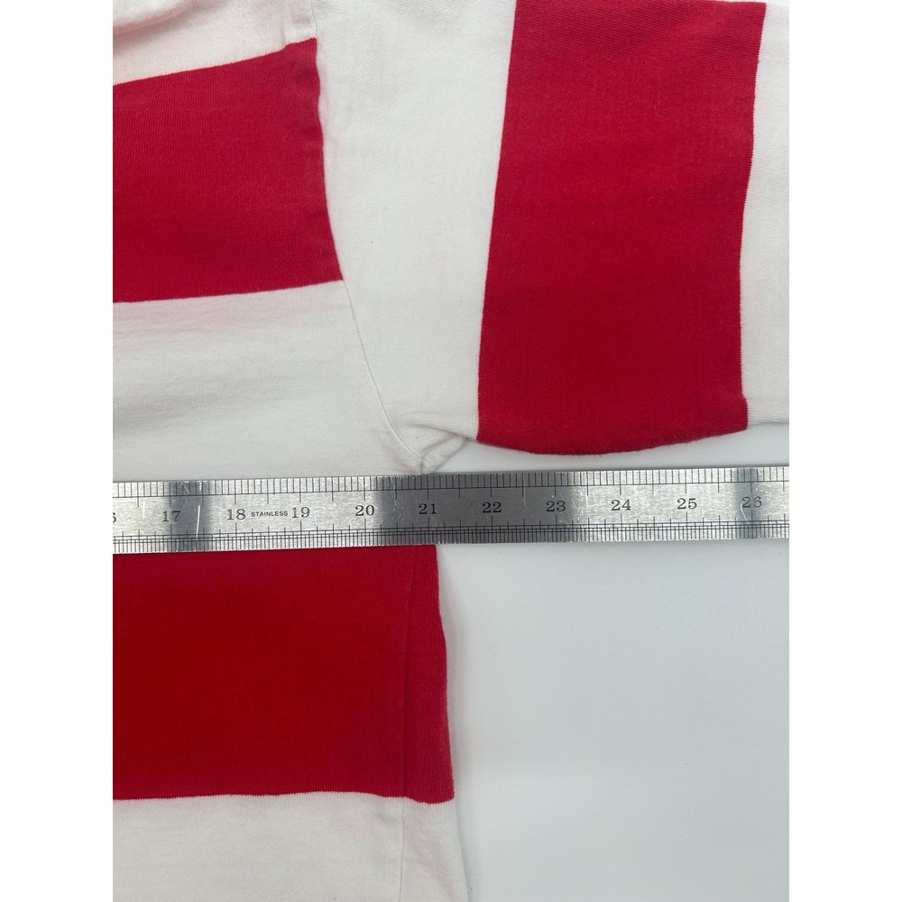 Barbarian Casual Weight Striped Rugby Jersey Red Lightweight Large Canada - Picture 8 of 11
